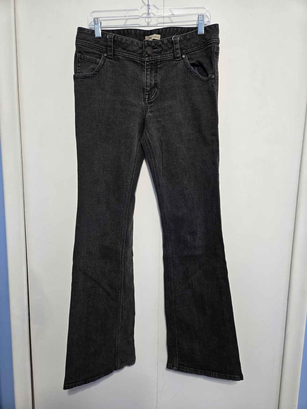 CAbi Jeans Size 10 Black Bootcut Stretch Denim Jeans Women's